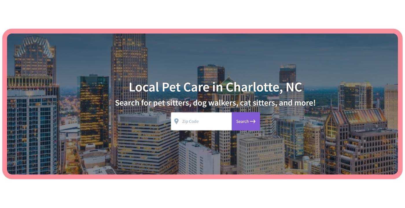 Find Local Pet Care Charlotte CTA